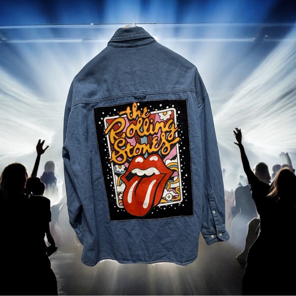 Rolling Stones Denim shirt  size XS